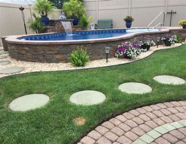 What do you call the area around a pool?