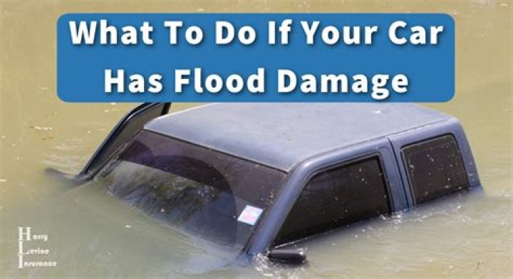 What do you do if your car is flooded with water?