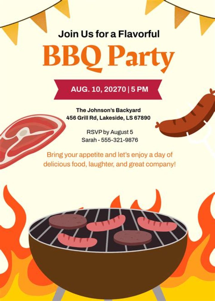 What do you serve at a BBQ dinner party?