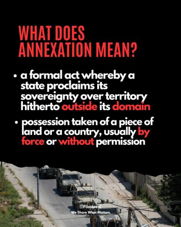 What does annexation mean in history?