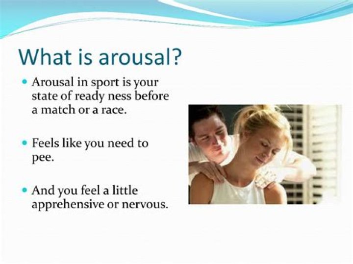 What does arousal mean in sport?