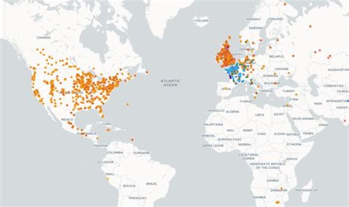 What does bolts on a map mean?