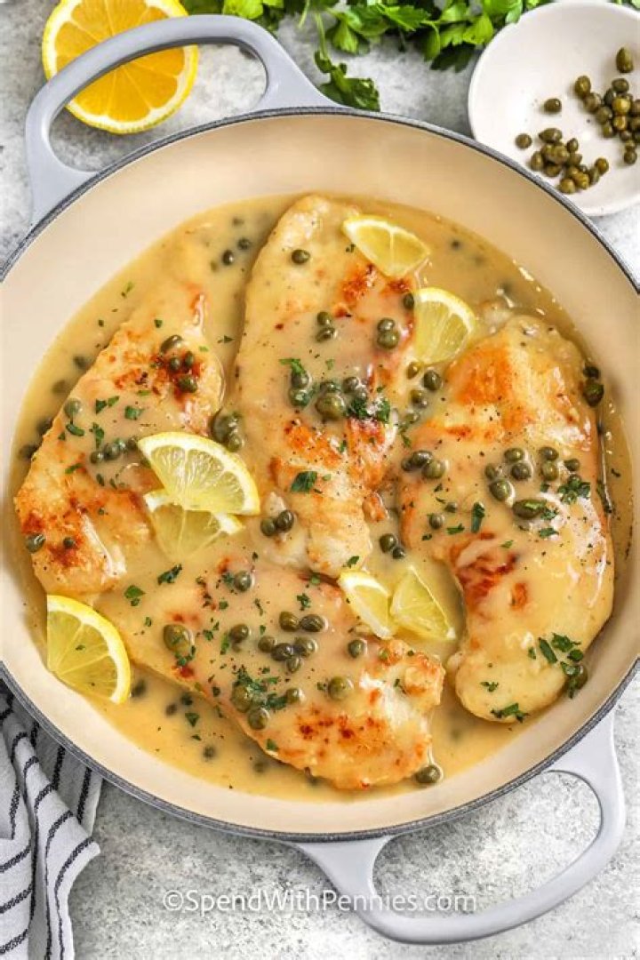 What does chicken piccata mean?