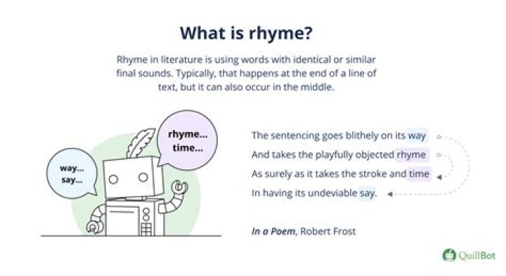 What does complete rhyme mean?