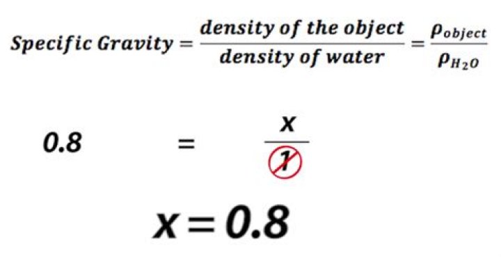 What does density times gravity equal?