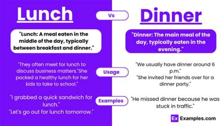 What does lunch mean?