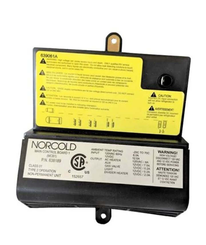 What does no co mean on a Norcold refrigerator?