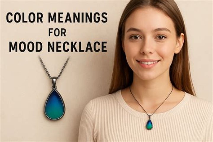 What does orange mean on a mood necklace?