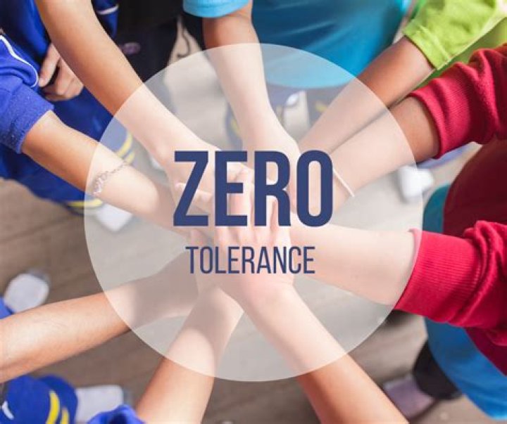 What does zero tolerance mean in Texas?