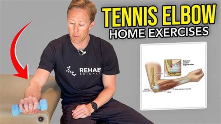 What exercises can I do to fix tennis elbow?