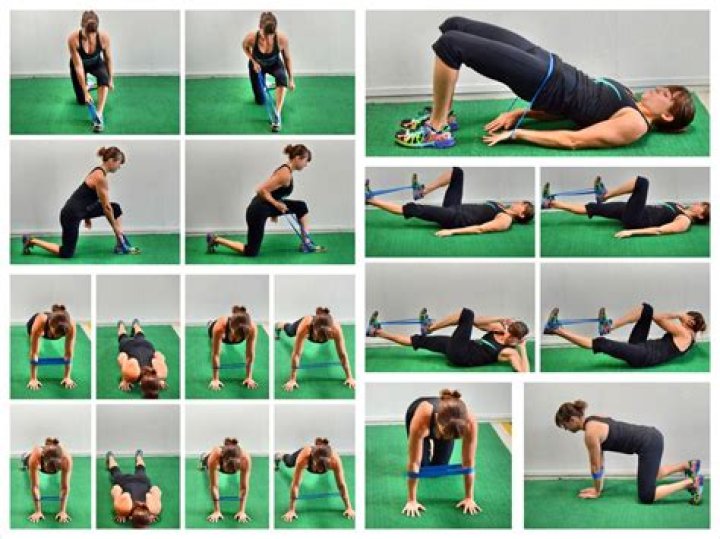 What exercises use resistance bands?