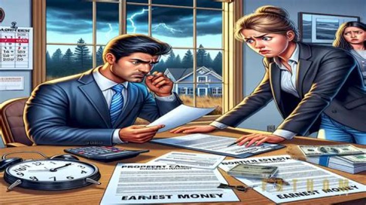 What happens if earnest money is late?
