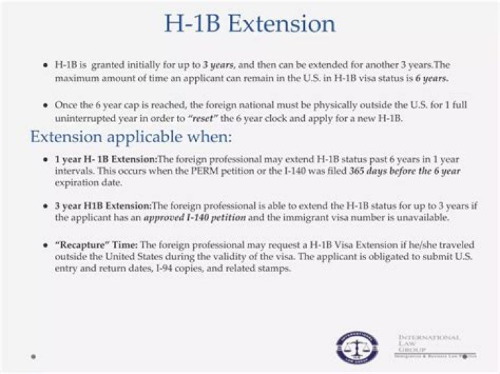 What happens if h1b extension is rejected?