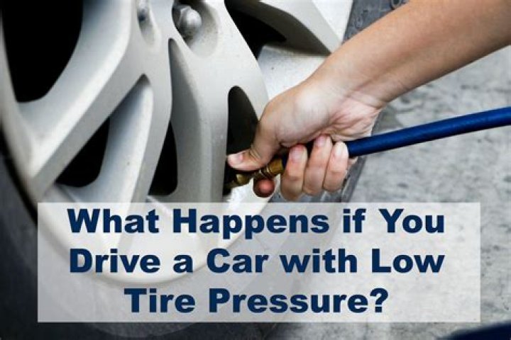 What happens if you drive on low tire pressure?