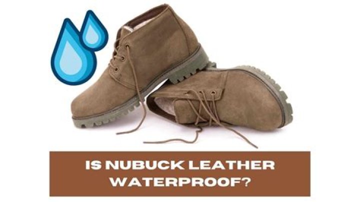 What happens to nubuck when it gets wet?