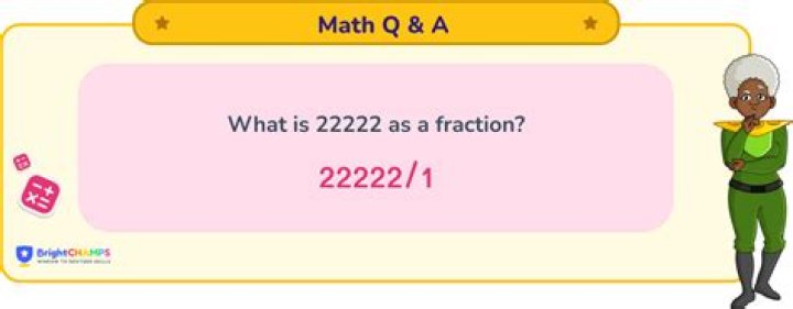 What is .22222 as a fraction?