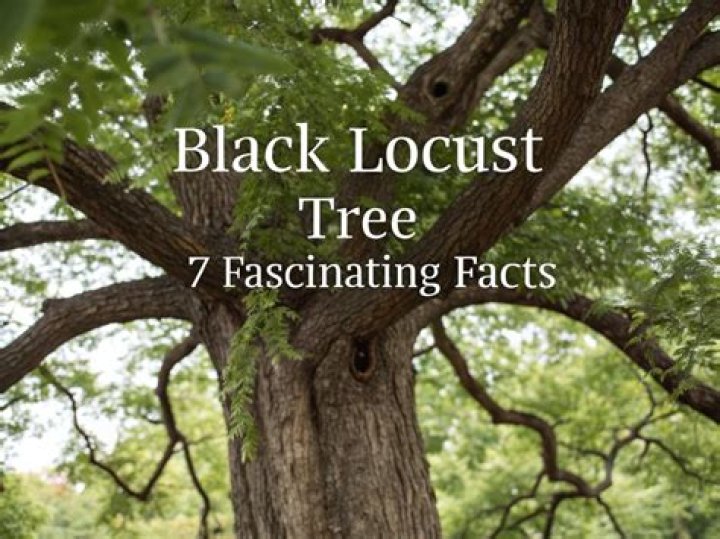 What is a black locust tree used for?