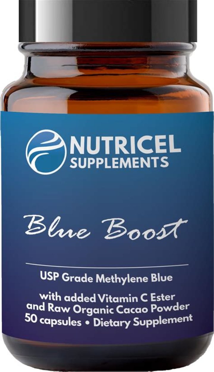 What is a blue and red capsule?