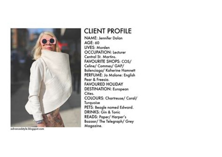 What is a client profile for interior design?