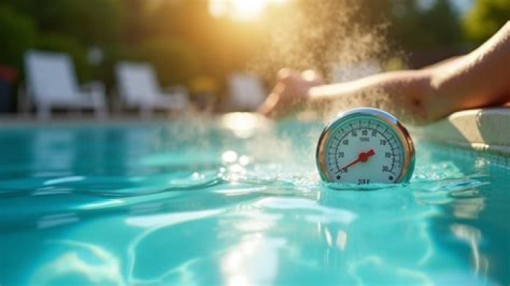 What is a comfortable temperature for a swimming pool?