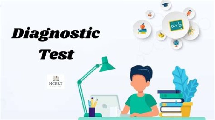 What is a diagnostic test in school?