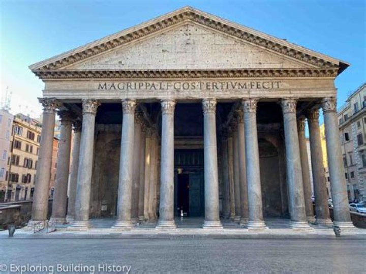 What is a Greek portico called?