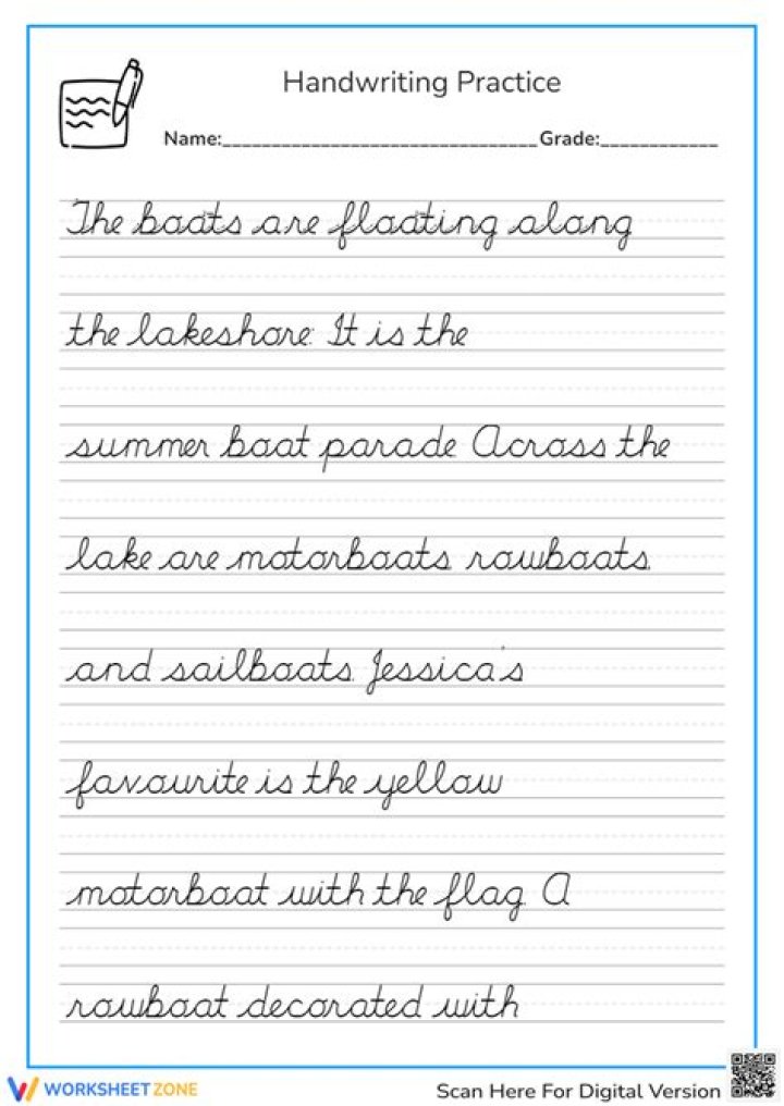 What is a handwriting skill called?