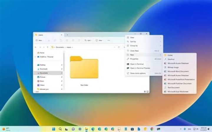 What is a local folder?