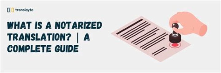 What is a notarized?