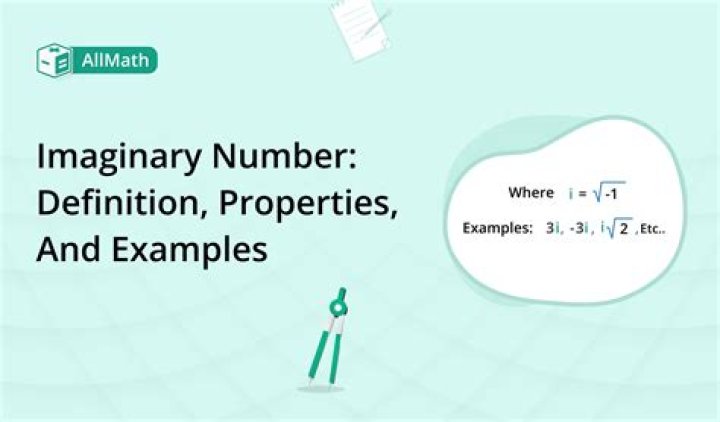 What is a pure imaginary number example?