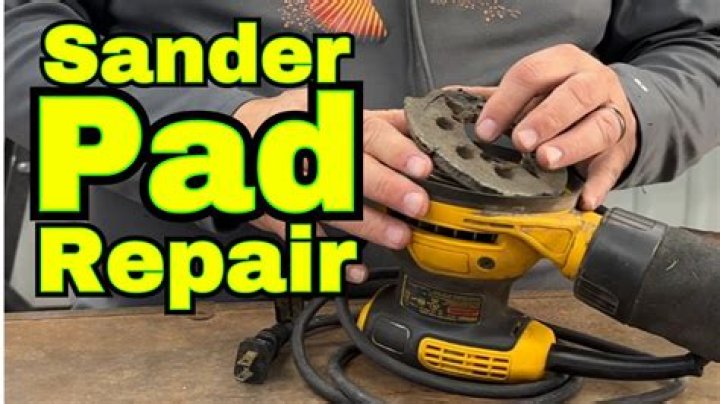What is a sander pad?