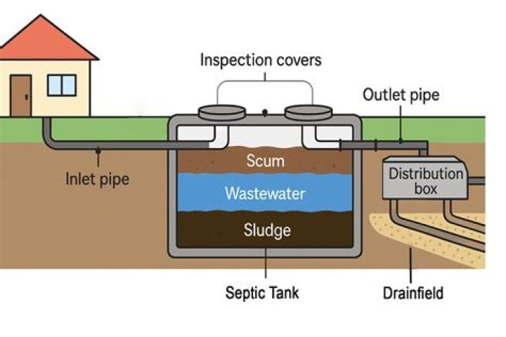 What is a septic tank made out of?