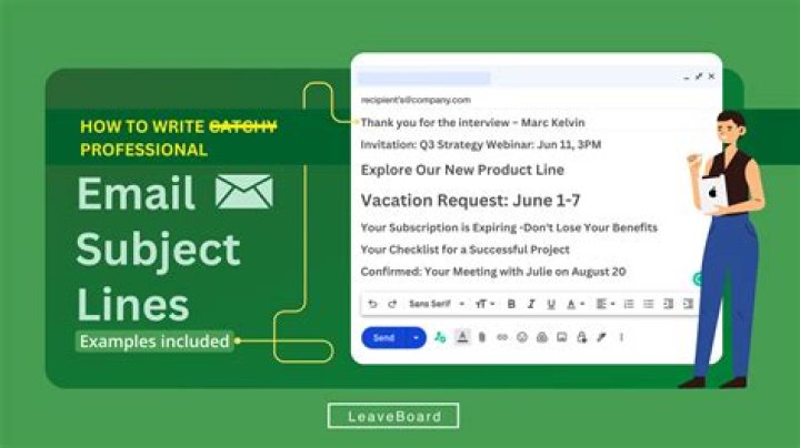 What is a subject line in an essay?