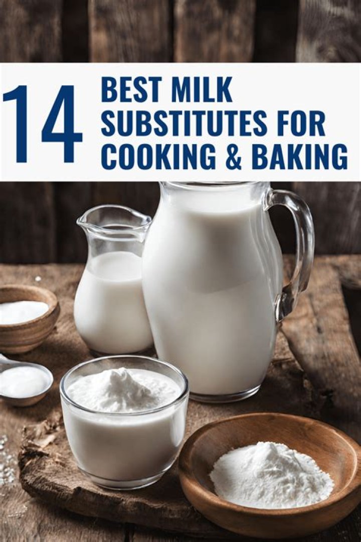 What is a substitute for milk in a milkshake?