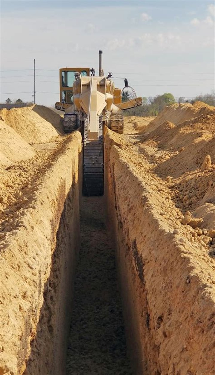 What is a trench in geology?