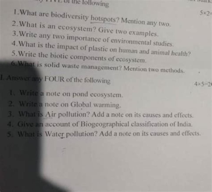 What is an ecosystem give two examples?