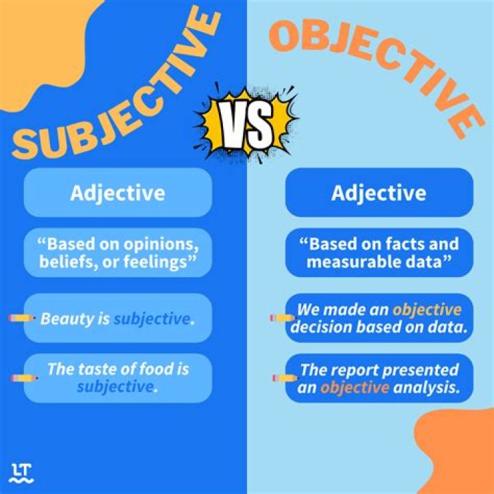 What is an example of a subjective test?