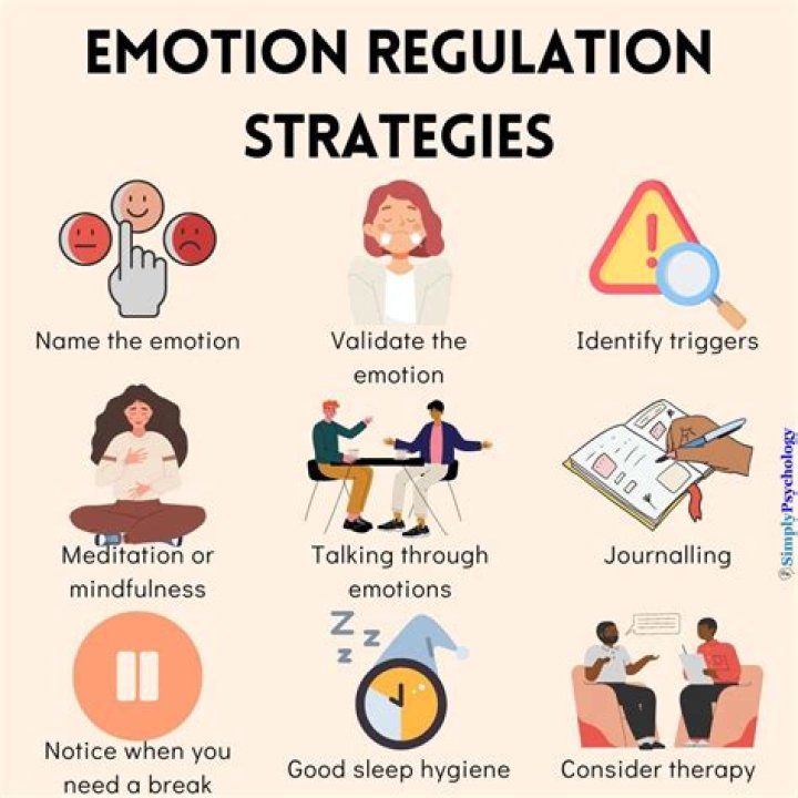 What is an example of emotional regulation?