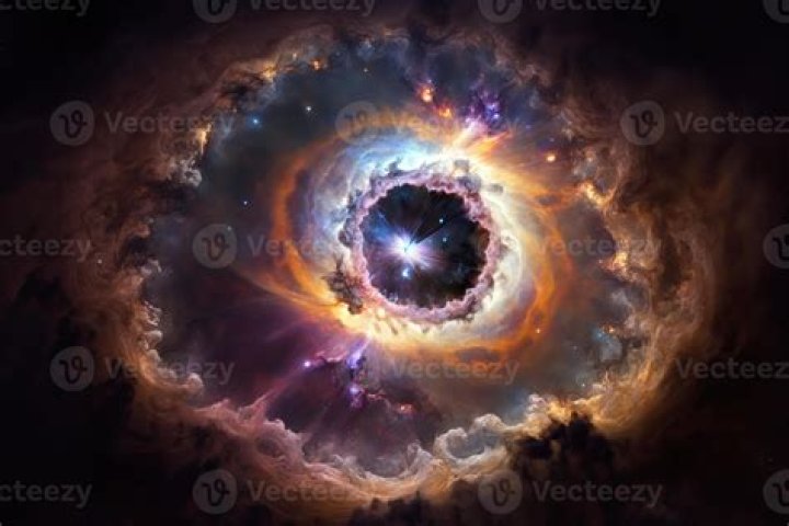 What is an immense visible cloud of gas and dust in interstellar space?