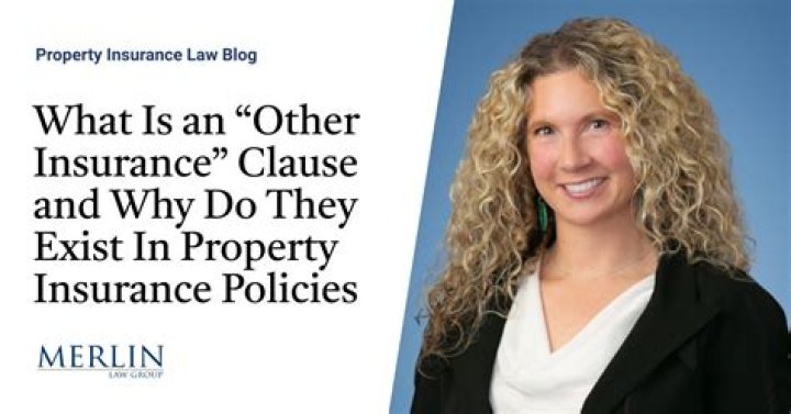 What is an other insurance clause?
