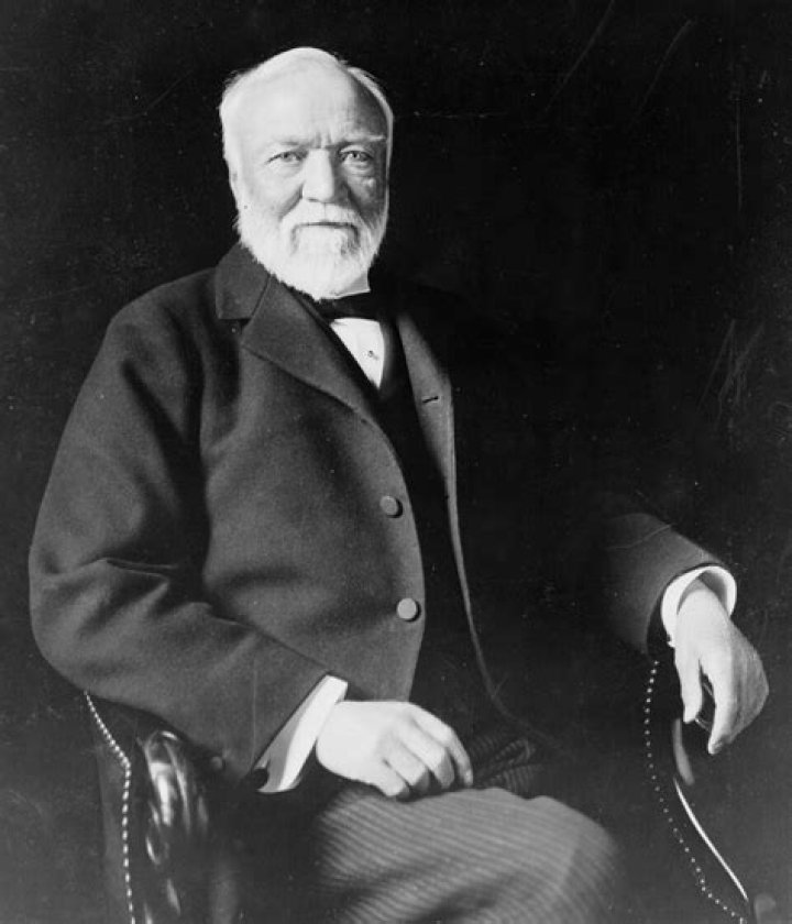 What is Andrew Carnegie's main point about wealth?