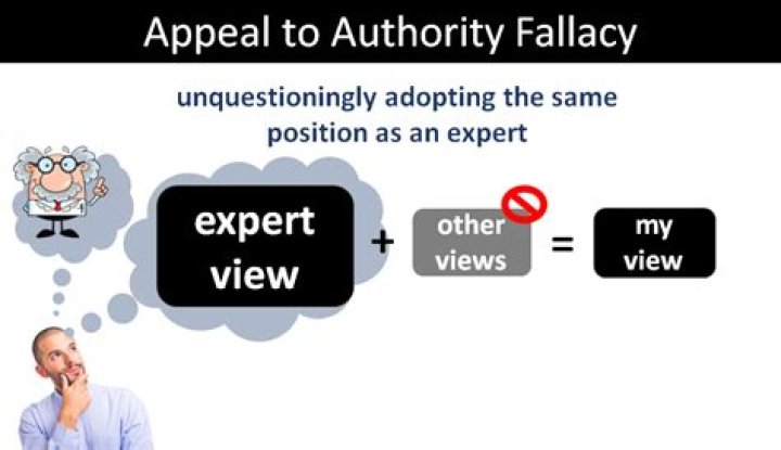 What is appeal to authority fallacy?