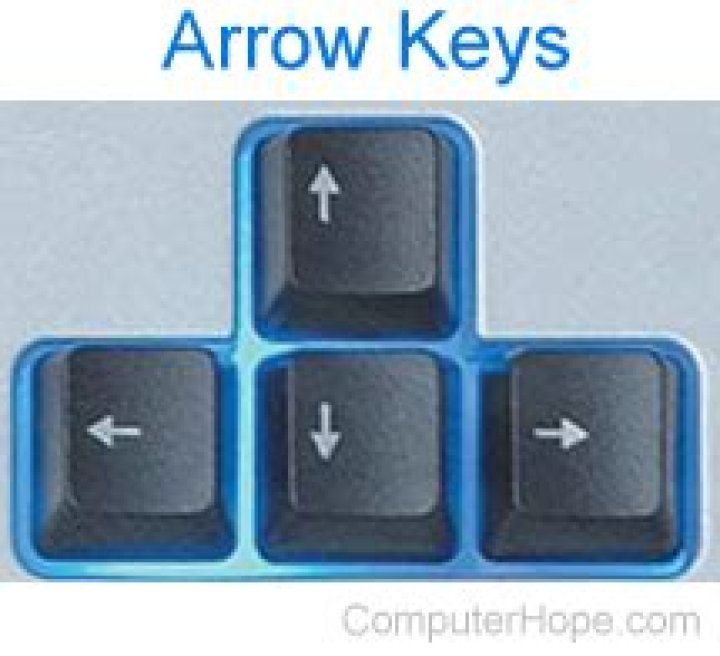 What is arrow keys on a computer?
