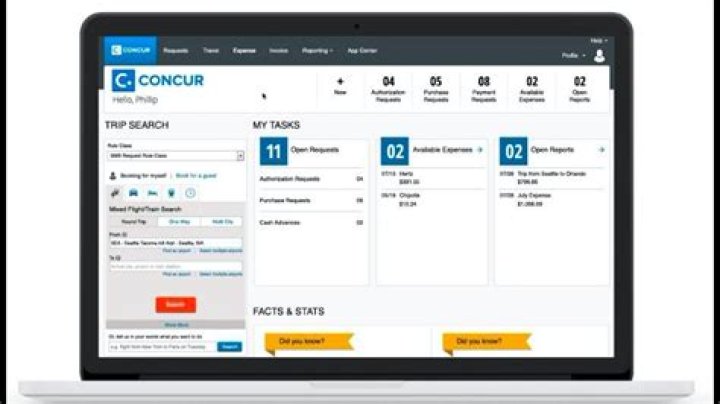 What is Concur software?