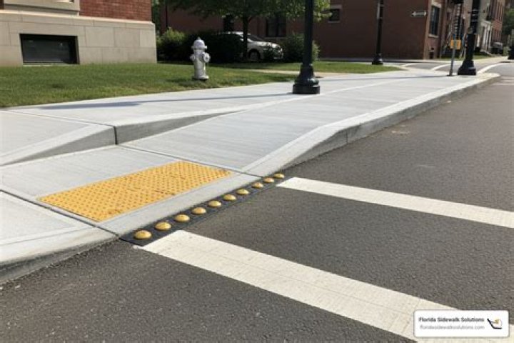 What is considered dropped KERB obstruction?
