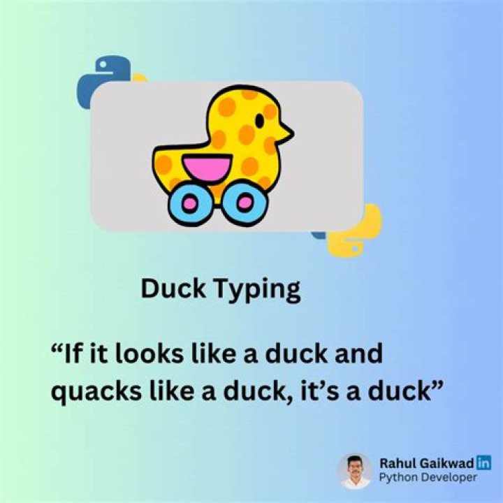 What is duck typing in Python?
