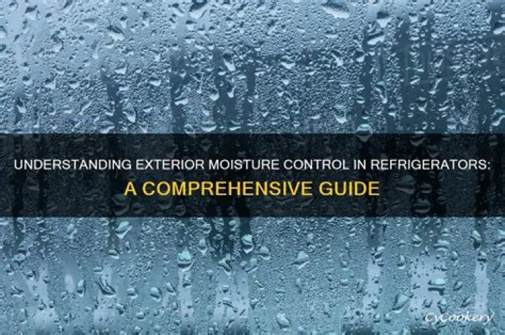 What is exterior moisture control on refrigerators?