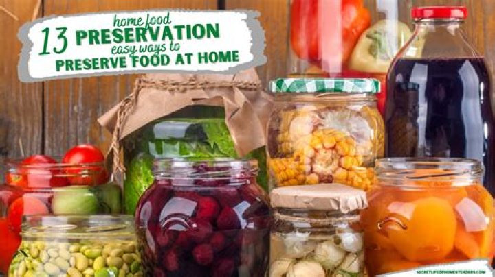 What is food food preservation?