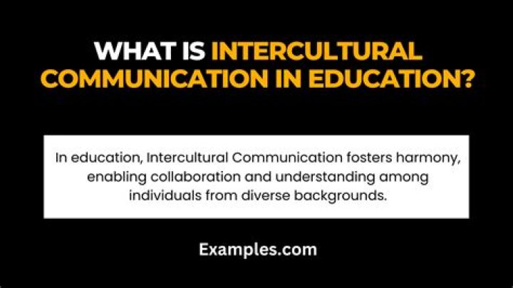 What is intercultural communication in education?