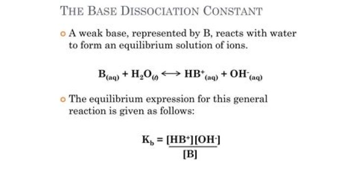 What is KB in chemistry?